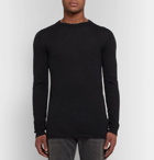 Rick Owens - Slim-Fit Baby Alpaca-Blend Sweater - Men - Black