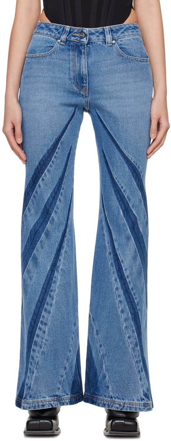 Photo: Dion Lee Blue Darted Jeans