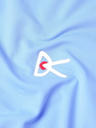 DISTRICT VISION - Deva-Tech Logo-Print Stretch-Jersey T-Shirt - Blue
