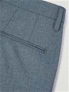 Boglioli - Straight-Leg Wool Suit Trousers - Blue