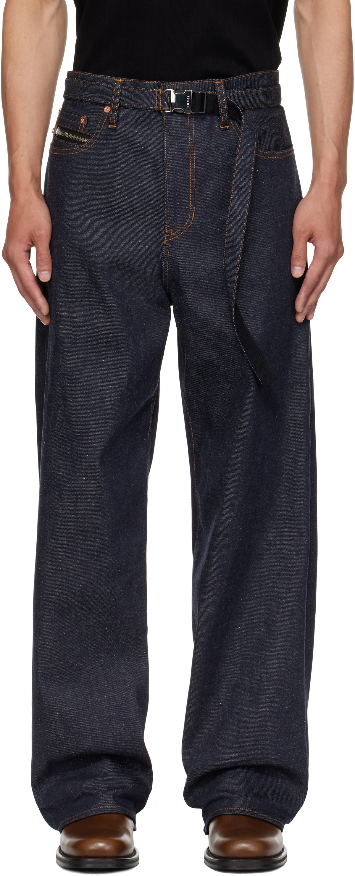 Marina Yee Gray Asymmetrical Darts Trousers