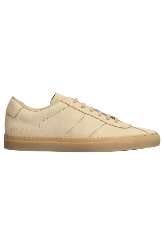 Photo: Common Projects Tennis Trainer Sneakers In Beige Leather