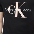 Calvin Klein Men's Seasonal Monologo T-Shirt in Ck Black