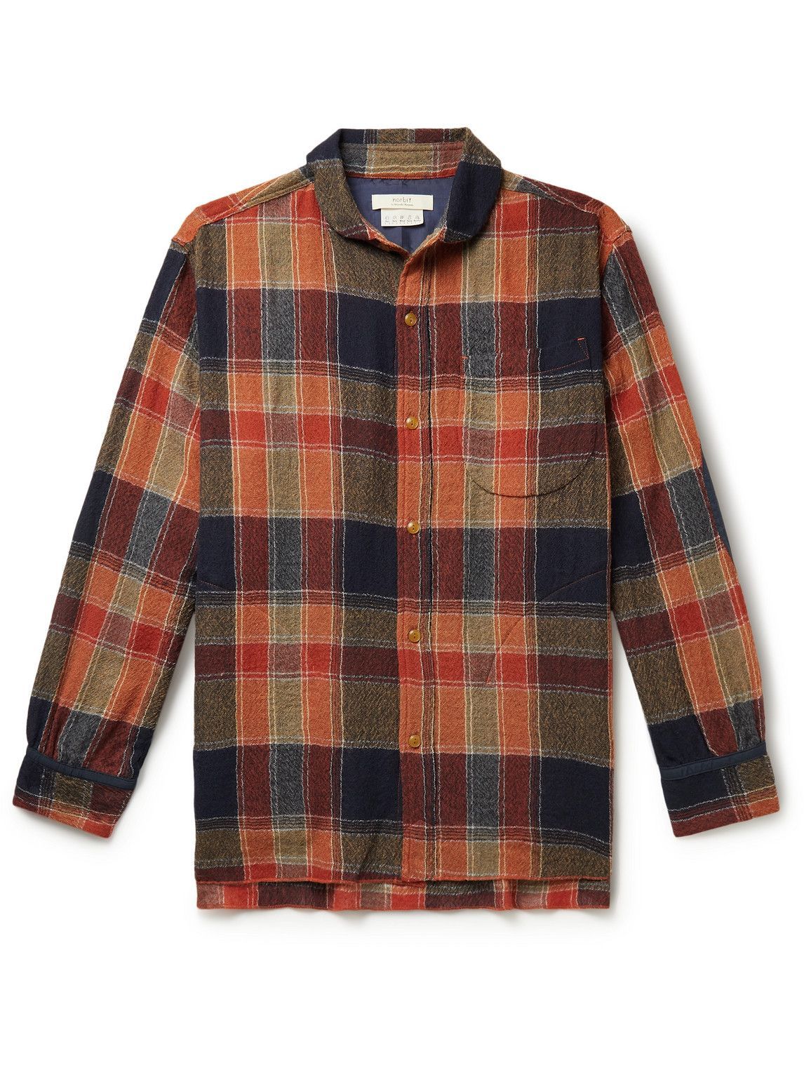 Norbit by Hiroshi Nozawa - Checked Wool-Gauze Shirt - Multi