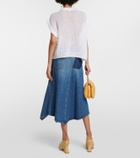 Loewe Anagram mohair-blend sweater vest