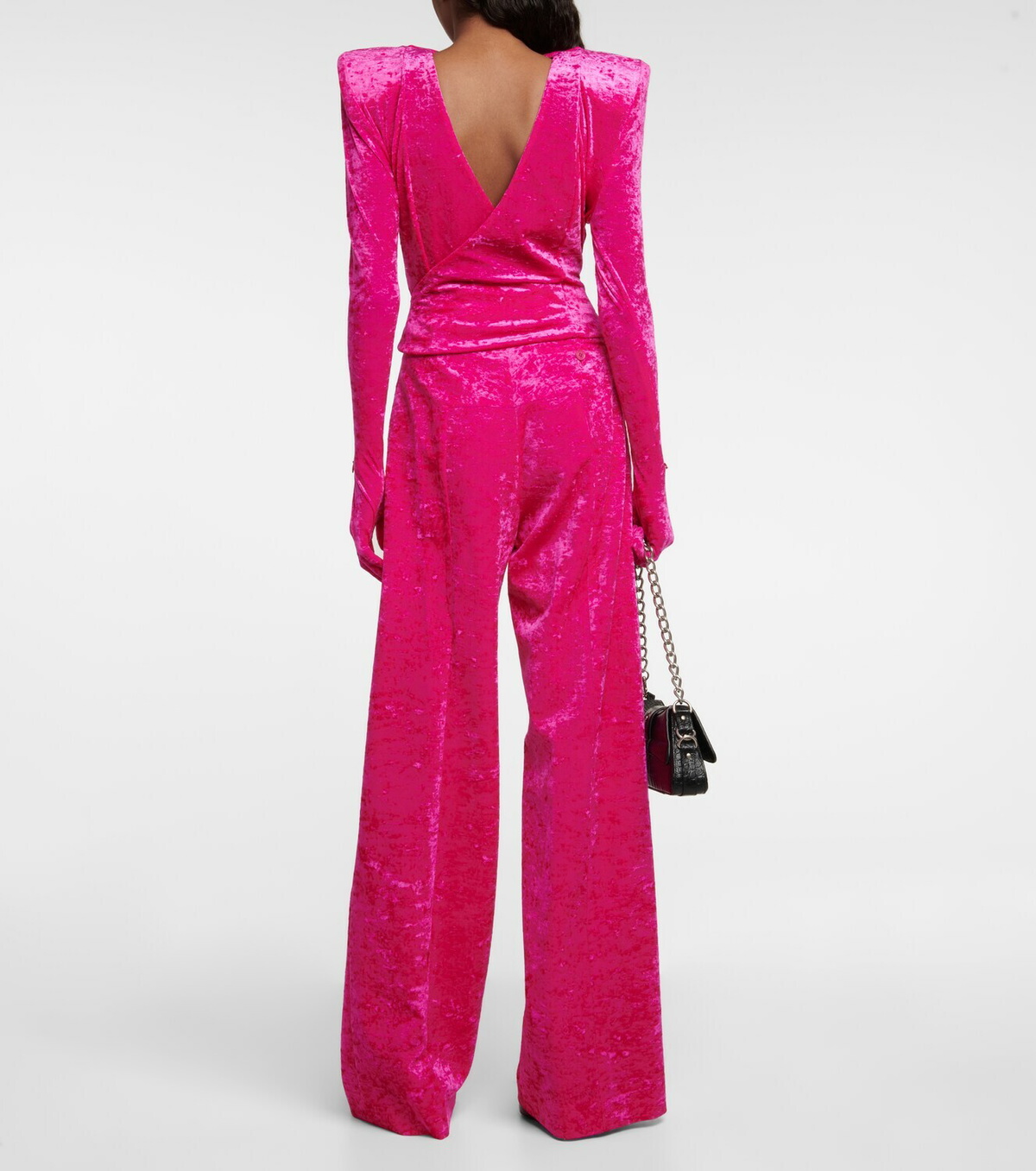Vetements - Gloves velvet top