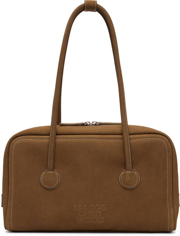 Photo: MARGESHERWOOD Brown Soft Boston Bag