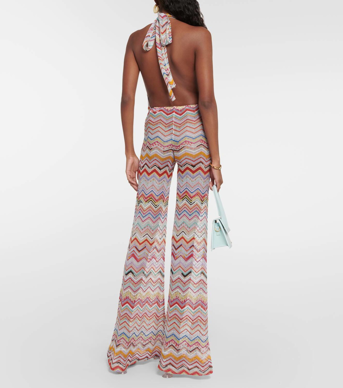 Missoni Mare Zig Zag lamé jumpsuit