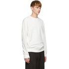 Y-3 White Classic Crewneck Sweatshirt