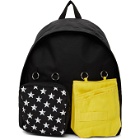 Raf Simons SSENSE Exclusive Black and Yellow Eastpak Edition Star Backpack