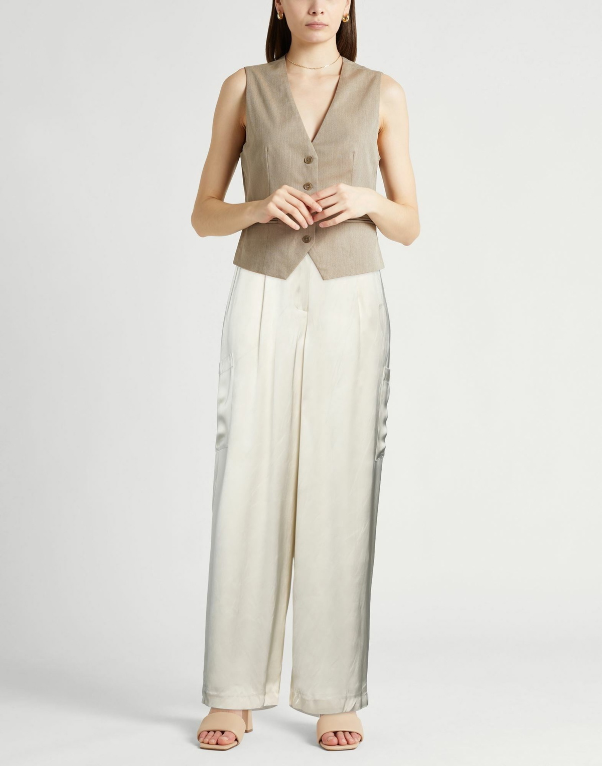 Loulou Studio Womens Pants Ivory