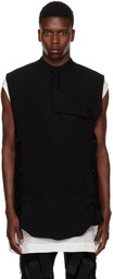 Julius Black Multi Button Shirt