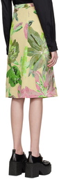 Dries Van Noten SSENSE Exclusive Green Midi Skirt