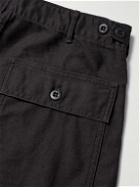 OrSlow - Straight-Leg Cotton Cargo Trousers - Black