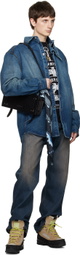 Y/Project Blue 'Paris Best' Scarf