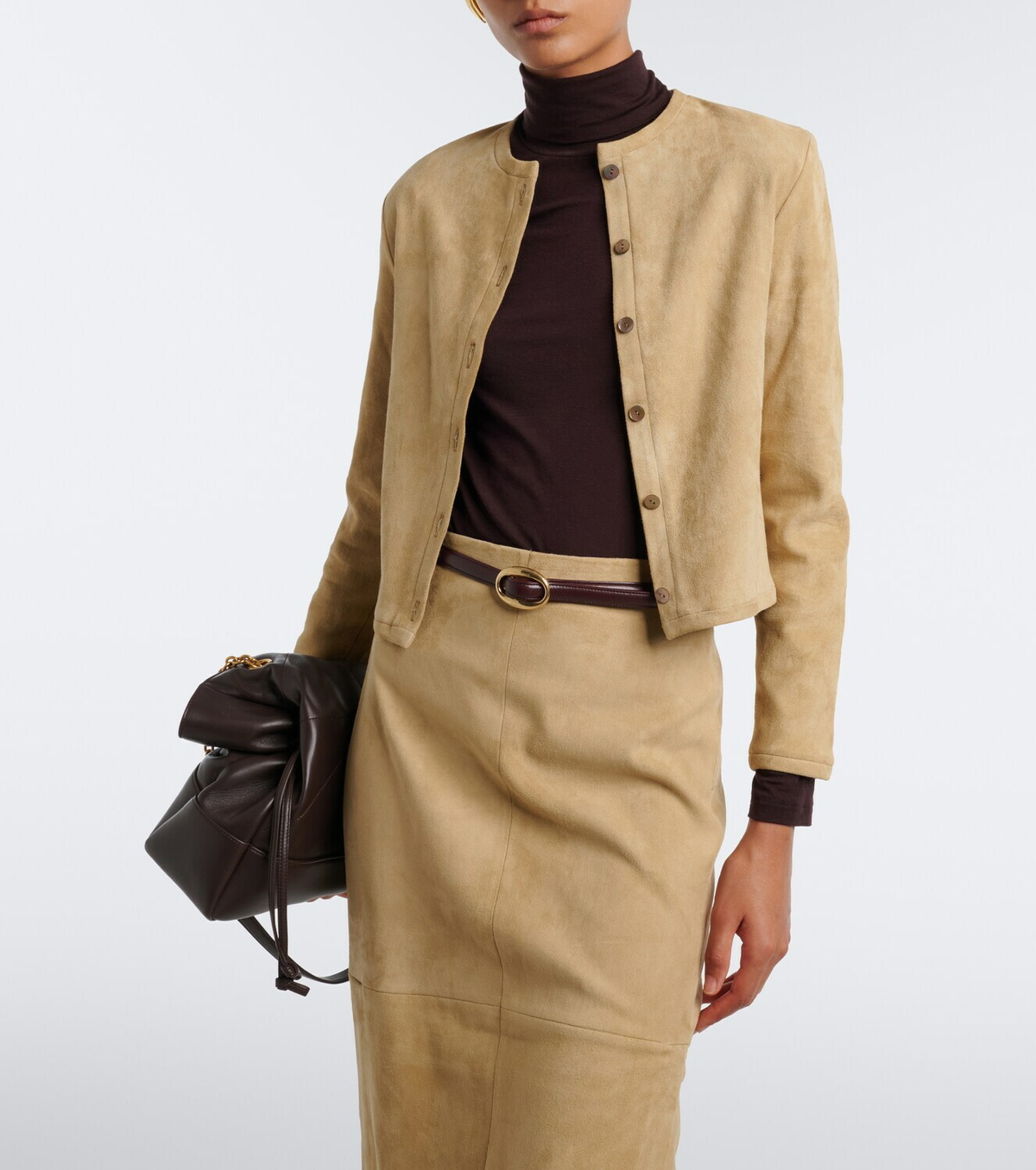 Stouls Astrid suede cardigan