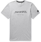 adidas Consortium - New Order SPEZIAL Printed Cotton-Jersey T-Shirt - Gray