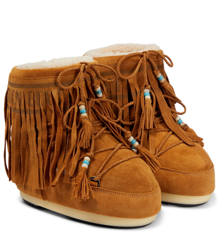 Photo: Alanui - x Moon Boot Icon Low suede boots