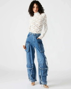 Steve Madden Cassie Bodysuit Long Sleeve in Ivory