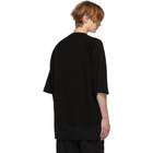 Julius Black Waffle Knit T-Shirt