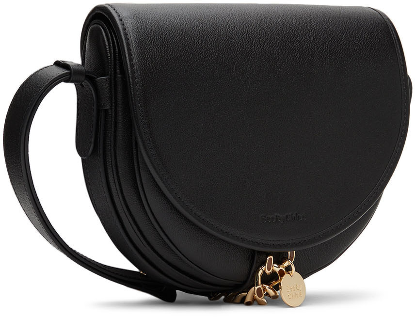 See by Chloé Black Mara Saddle Bag Chloe
