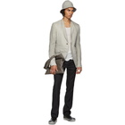 Rick Owens Grey Soft Blazer