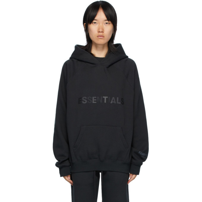 Photo: Essentials Black Fleece Hoodie