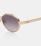 Dior Eyewear DiorCannage oval sunglasses