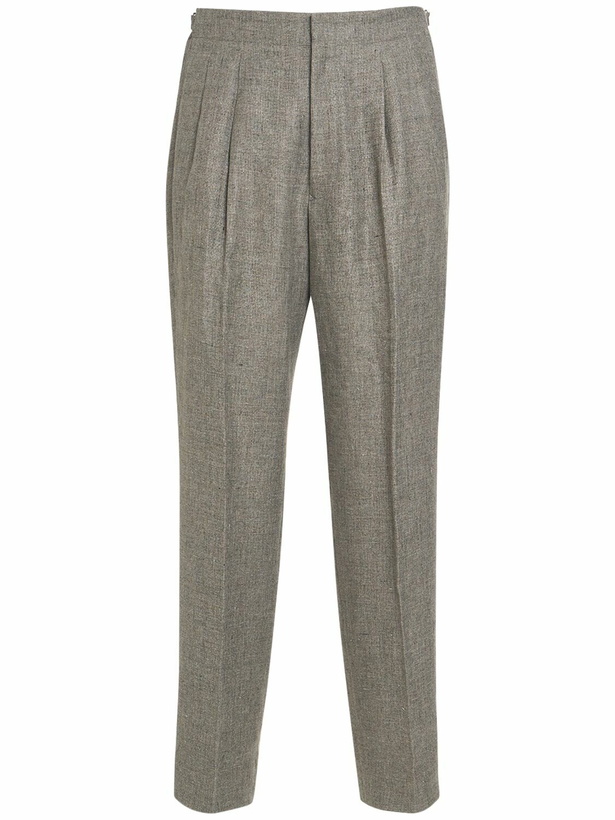 Photo: LORO PIANA - Joetsu Linen Straight Pants