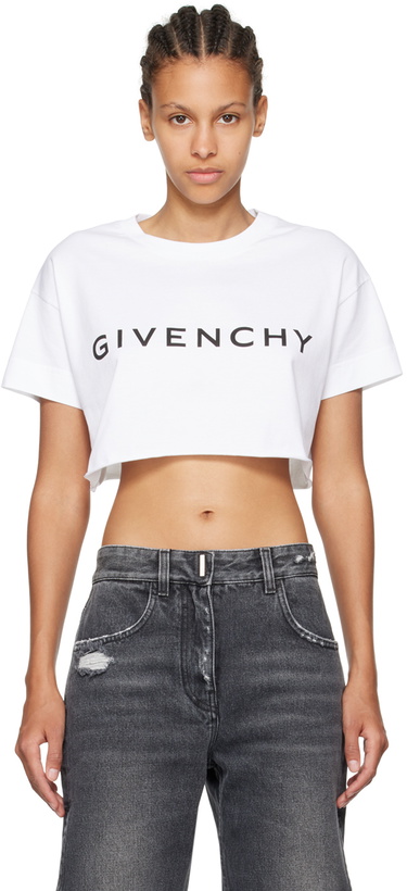 Photo: Givenchy White Archetype T-Shirt