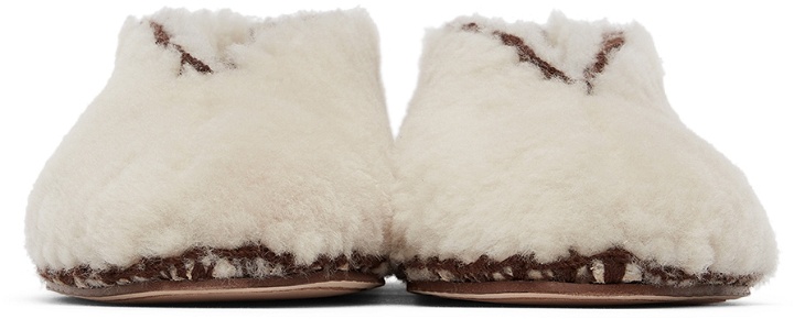 Photo: Bode Beige Greco Shearling Slippers