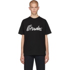 Etudes Black Signature Logo Wonder T-Shirt