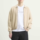 Dime Men's Double Zip Knit Cardigan in Tan