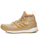 Adidas Men's Terrex Free Hiker GTX Sneakers in Beige/Gold/Orange