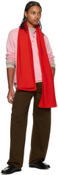 Guest in Residence SSENSE Exclusive Red 'The Big Scarf' Scarf