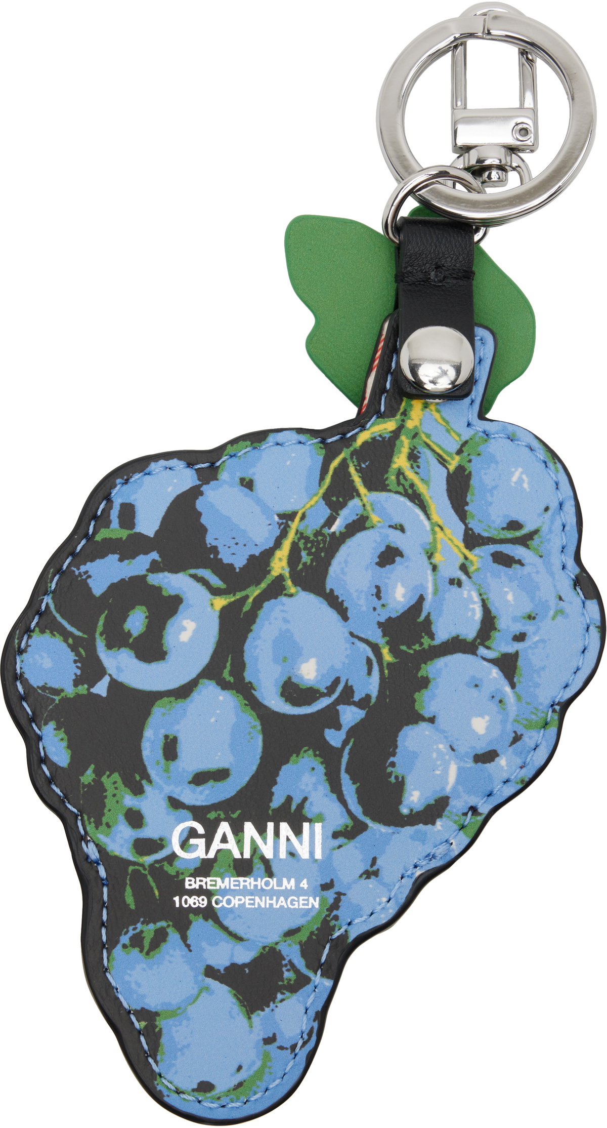 GANNI Blue Grape Coin Pouch