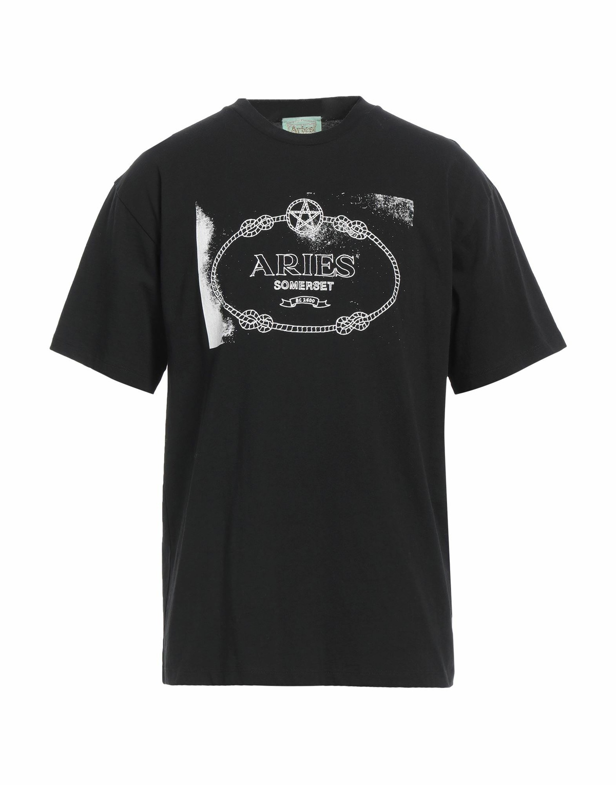 Aries Mens T-shirt in Black