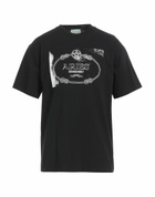 Aries Mens T-shirt in Black