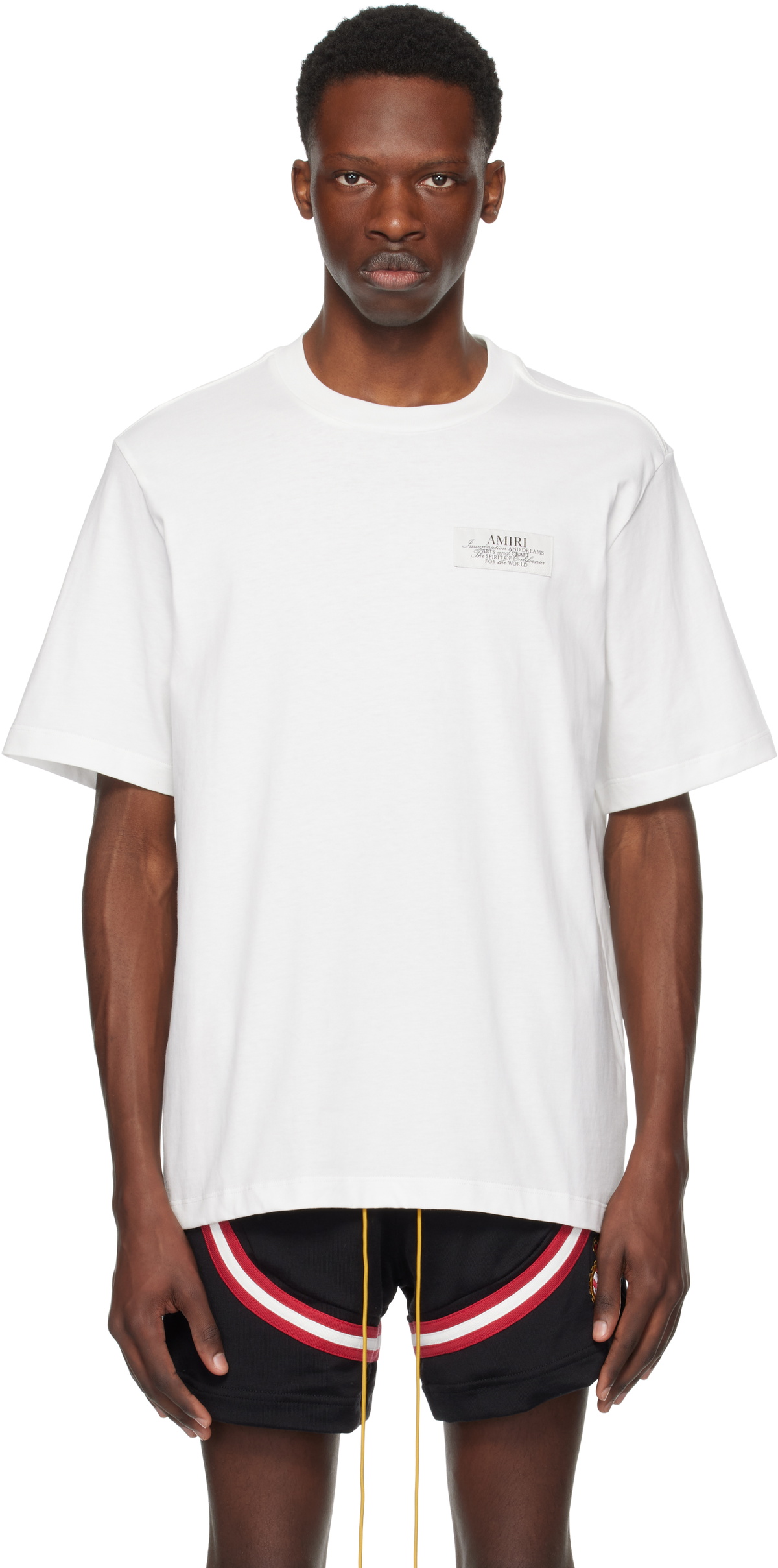 関税込☆AMIRI SPIRIT TEE Tシャツ AMIRI White 'AMIRI Spirit' T-shirt Amiri