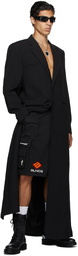 VETEMENTS Black 2.0 Long Tailored Coat