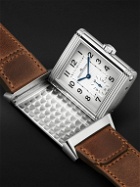 Jaeger-LeCoultre - Reverso Classic Large Small Seconds Sydney Limited-Edition Hand-Wound 45.6mm Stainless Steel and Leather Watch, Ref No. JLQ385852E