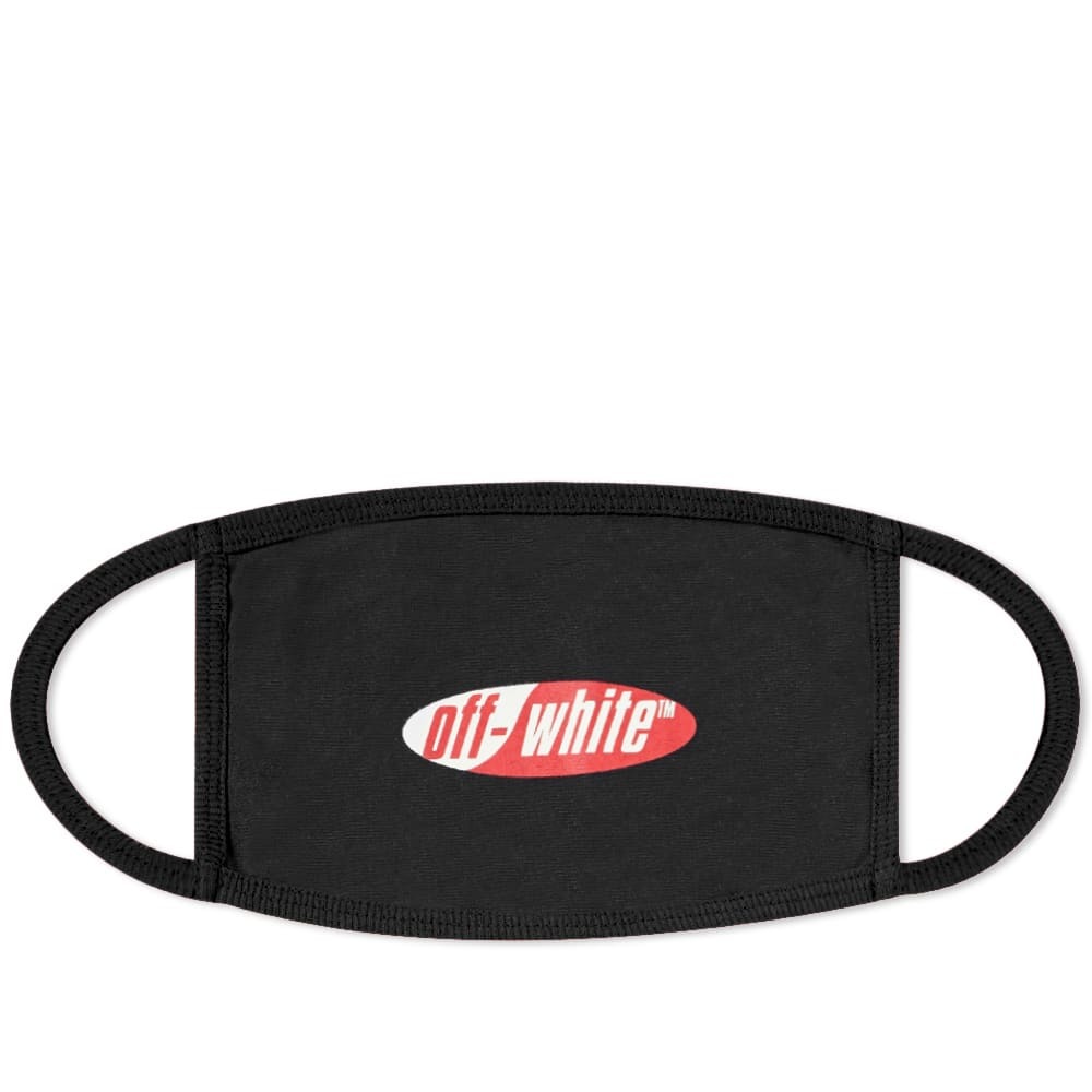 Off-White Split Logo Mask Black & Red Off-White