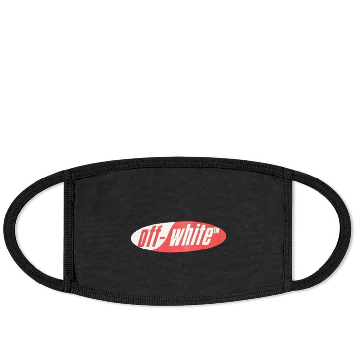 Photo: Off-White Split Logo Mask Black & Red