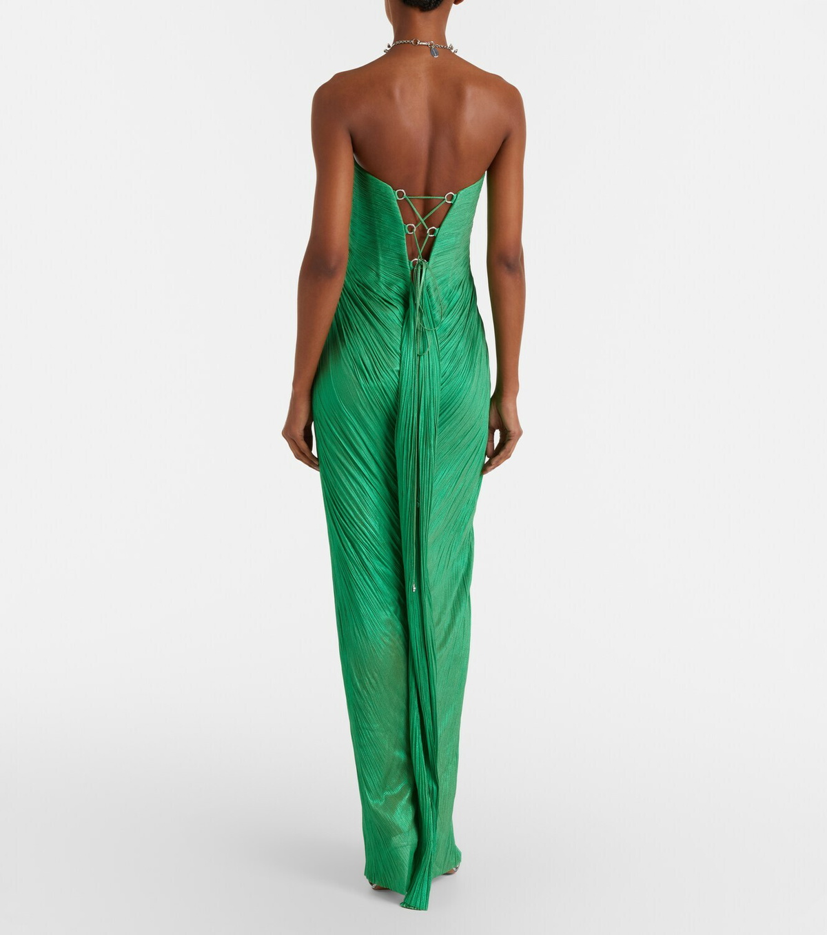 Maria Lucia Hohan Stephanie silk tulle corset gown