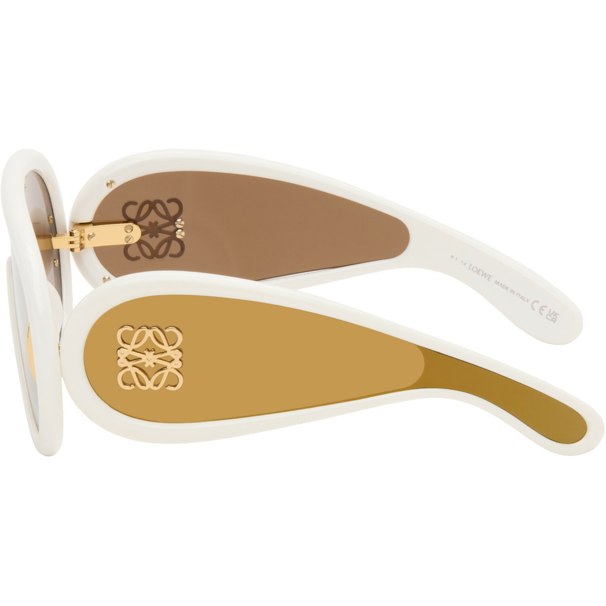 LOEWE White Wave Mask Sunglasses