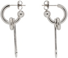 Justine Clenquet Silver Lilith Earrings
