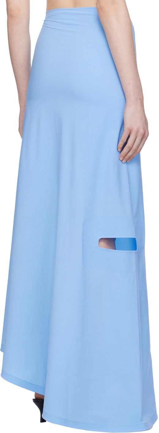 JOHANNA PARV Blue Vent Maxi Skort