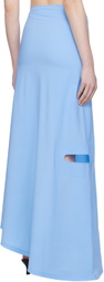 JOHANNA PARV Blue Vent Maxi Skort