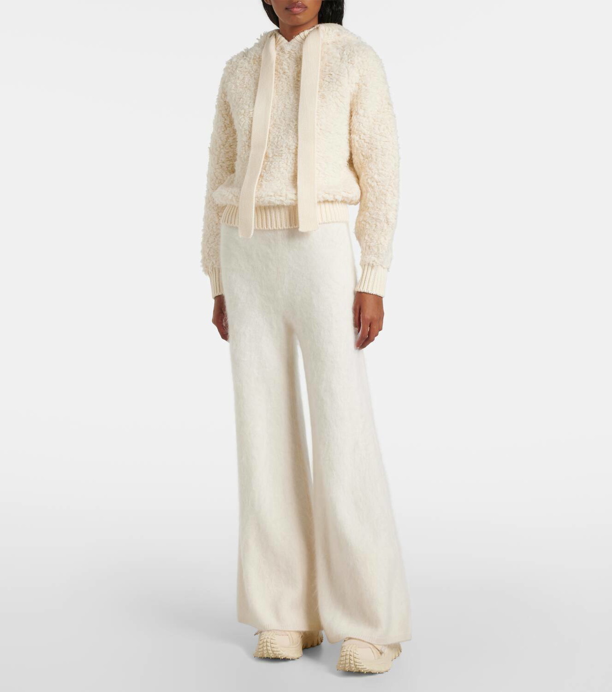 Jet Set Jennifer wool-blend hoodie