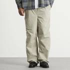 BEAMS Men's Puckering Easy Trousers in Taupe